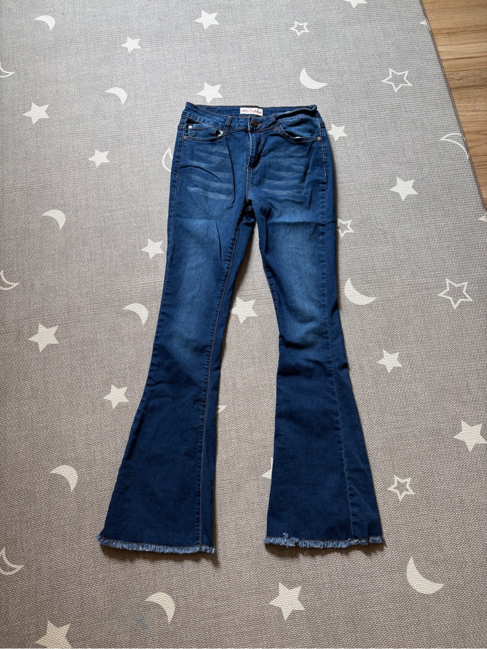Christian Louboutin Dark Blue Flared Jeans